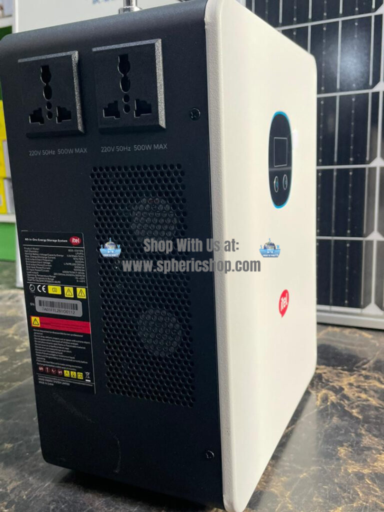 itel Power Tank - All in One 500W Solar Generator with 1000Wh Lithium Battery - Image 7