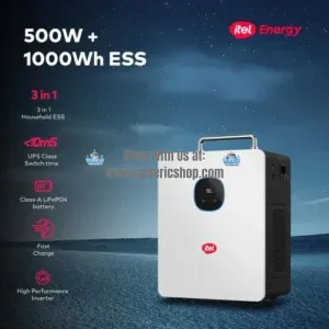 itel Power Tank - All in One 500W Solar Generator with 1000Wh Lithium Battery