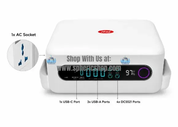 itel Power Go Pro 320Wh Portable Power Station – Reliable Power Wherever You Go - Image 3