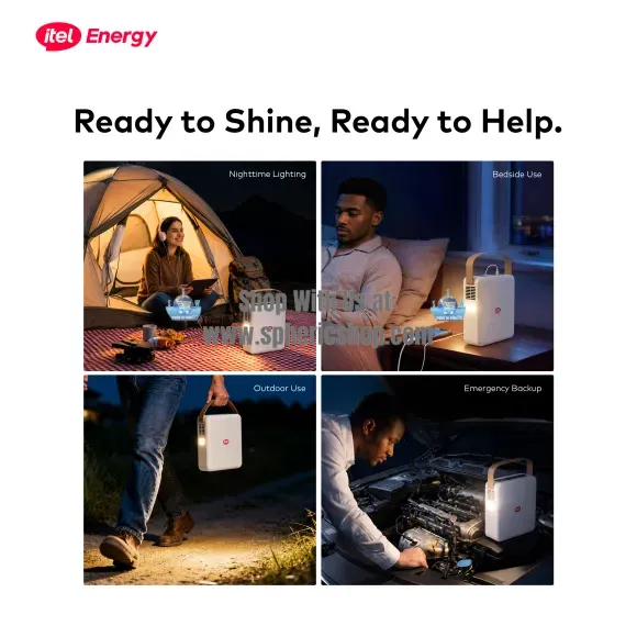 itel Power Go Pro 320Wh Portable Power Station – Reliable Power Wherever You Go - Image 11